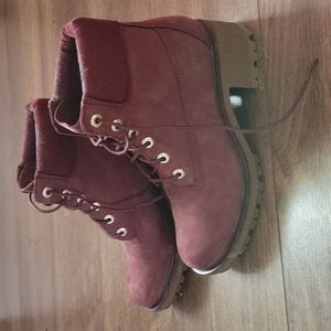 Timberland Women's Kinsley 6 Inch Waterproof Boots - Burgundy